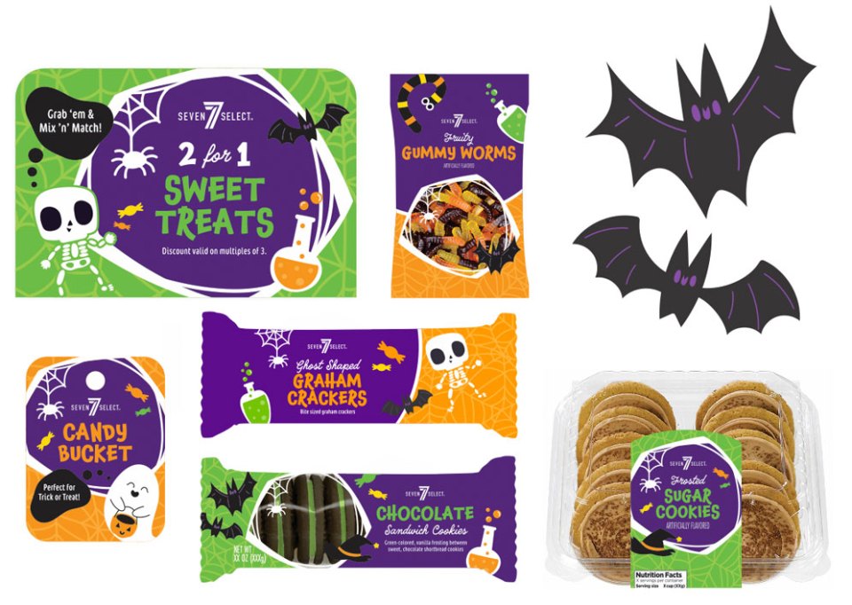 ‎7Select Halloween Seasonal Packaging