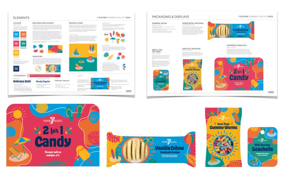 ‎7Select Summer Seasonal Packaging