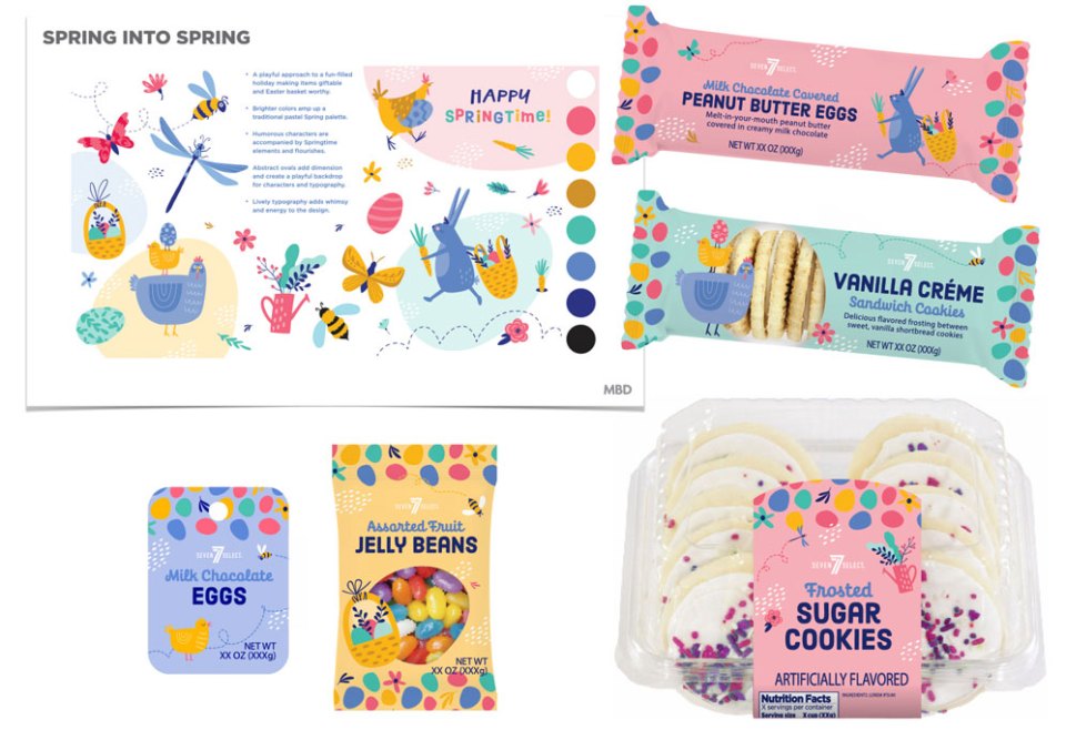 7Select Easter Seasonal Packaging