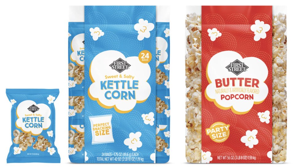 First Street Popcorn Packaging